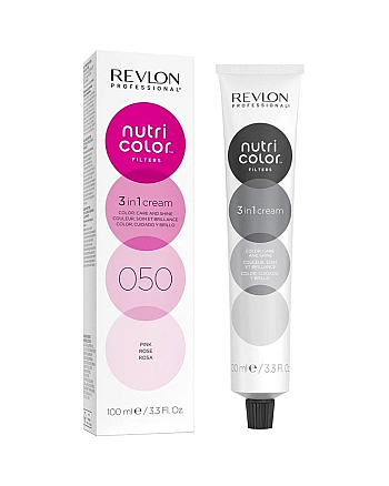 Revlon Professional Nutri Color Filters - Прямой краситель без аммиака, оттенок 050 Розовый, 100 мл - hairs-russia.ru